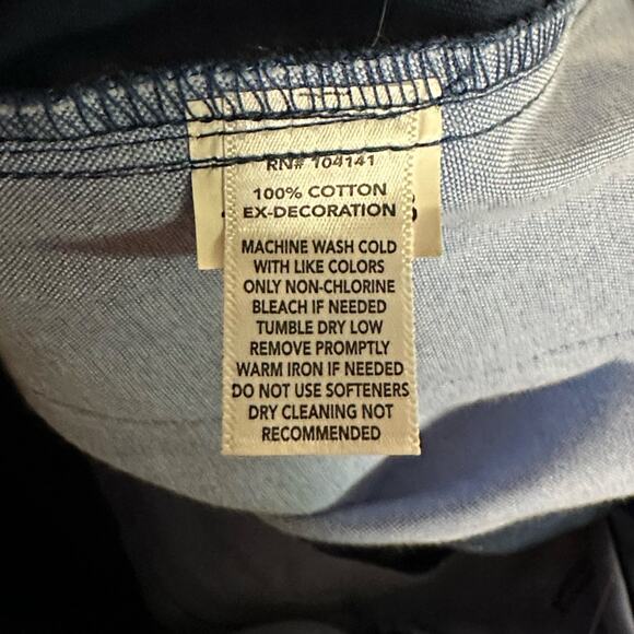 Field & Stream Men’s Blue Flat Front Chino Pants, Size 44x34, NWT - Picture 6 of 6